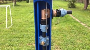 Обустройство скважины через адаптер. Стенд обустройства скважины.