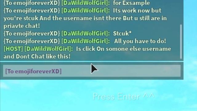 How To Get Out Of Private Chat If You Get STUCK! (Roblox) смотреть онлайн