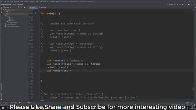 #22 Safe and Elvis operator in Kotlin programming language. смотреть онлайн