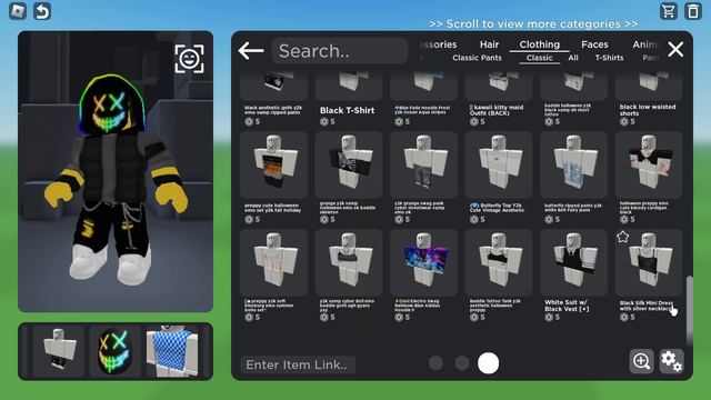 как создать скин радужного хакера в Catalog Avatar Creator смотреть онлайн