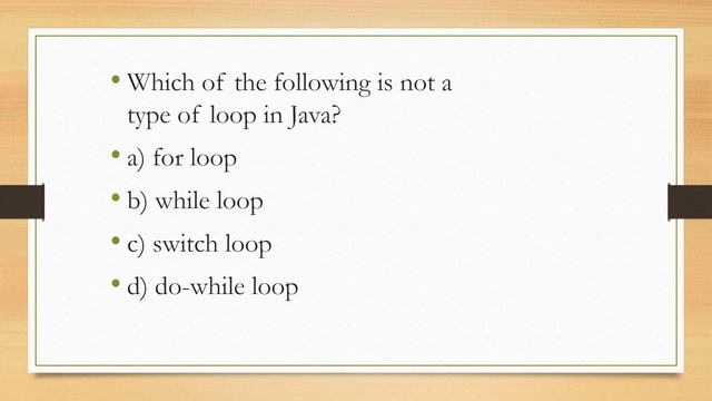 Java Review Quiz Part 1 смотреть онлайн