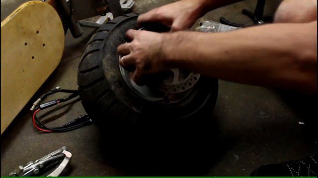 DIY Electric Scooter build - Day 8 - 5-7-2017 - Adding new Gear to Rear wheel смотреть онлайн