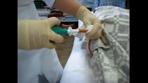 Установка масляной клизмы