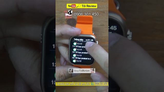 Short Review nhanh đồng hồ thông minh H10 Ultra смотреть онлайн
