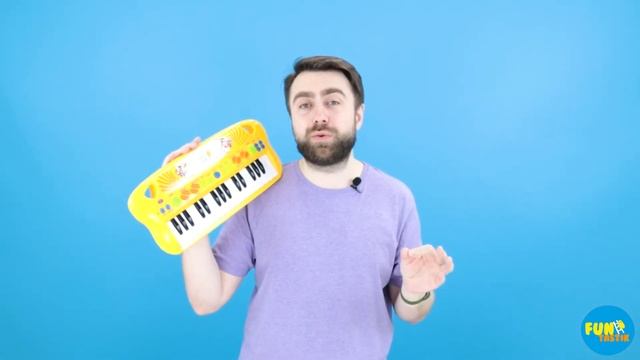 Многофункциональный ДЕТСКИЙ СИНТЕЗАТОР! Играем музыку и разбираемся с функциями! смотреть онлайн