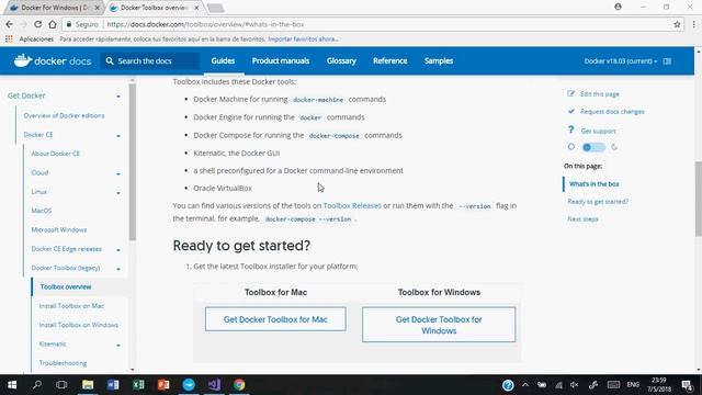 Docker Toolbox Install смотреть онлайн