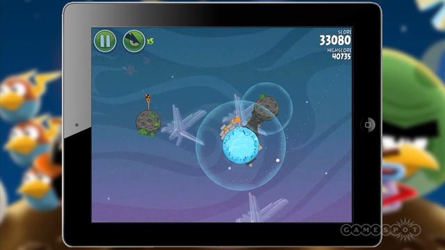 Angry Birds Space Level 2-6 - 3-Star Walkthrough смотреть онлайн
