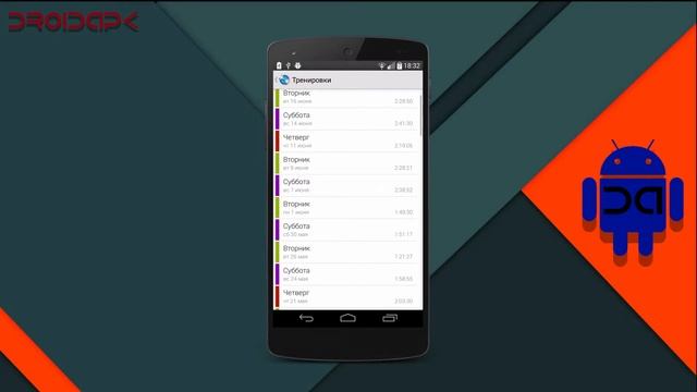 Обзор приложения Джуси: дневник тренировок