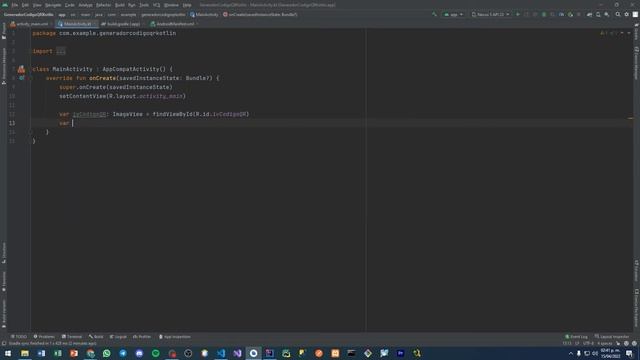 Generador de CodigoQR en Kotlin Android Studio смотреть онлайн