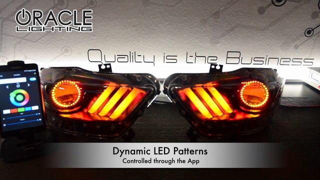 Dynamic Mustang RGB+A Headlights DIY Installation by ORACLE Lighitng смотреть онлайн