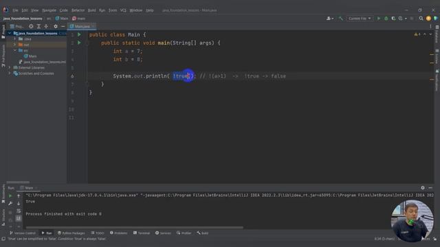 #43 Java Foundation Module 1 - Mantiqiy operatorlar ! смотреть онлайн