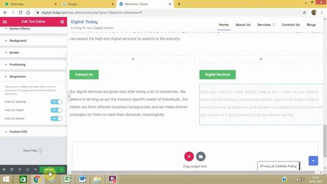 How To Hide Specific Content, Block Or Section In Elementor WordPress Website Builder смотреть онлайн