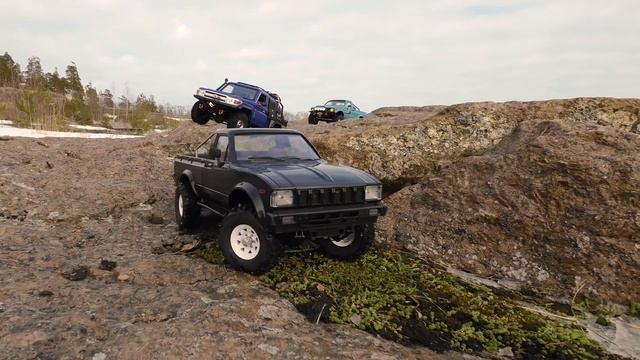 RC Toyota Hilux & LC70 RC Offroad adventure - RC4WD TF2 - Boom Racing BRX01 - VS410 Pro #rcoffroad смотреть онлайн