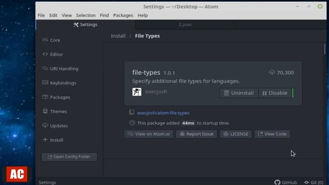 ATOM - Change Default Language Based on File Type смотреть онлайн
