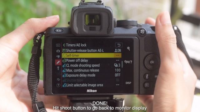 How to set self-timer mode| Tutorial | NIKON Z50 смотреть онлайн