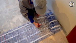 Монтаж теплого пола Tesla под плитку