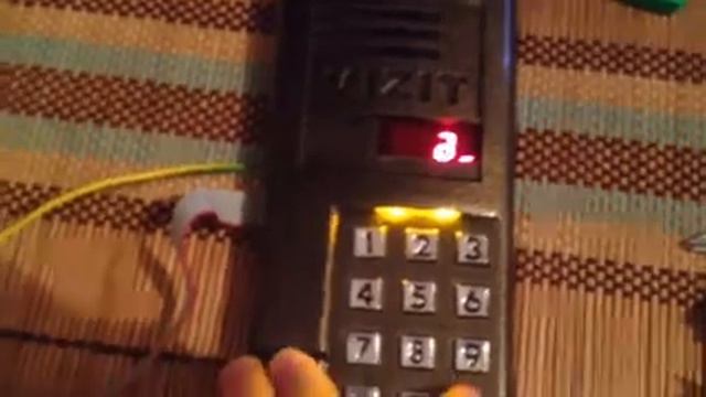Как записать КЛЮЧ на домофон Vizit смотреть онлайн