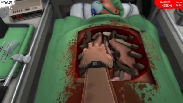 Обзор на surgeon simulator 2013 (руки из правильного места растут)