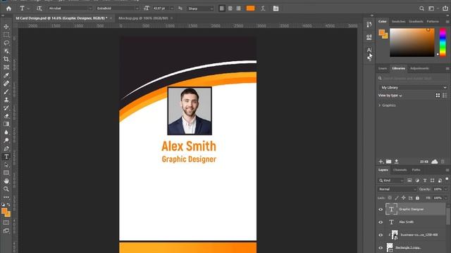 Free online ID card Template in Photoshop смотреть онлайн