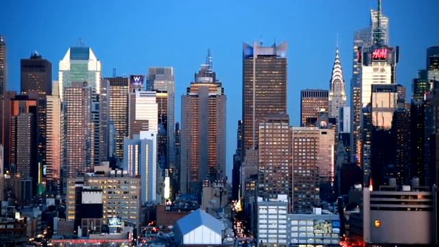 Нью Йорк башни_Footage_109_NY Skyscrapers_close up_крупный план смотреть онлайн