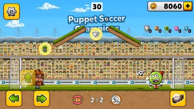 Обзор игры Puppet Soccer Champions 2015 #2. смотреть онлайн