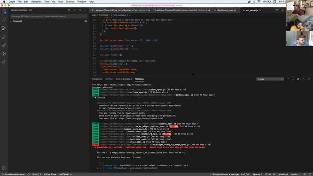 Pair Programming - Debugging memory leak in GitLab Jest suite смотреть онлайн