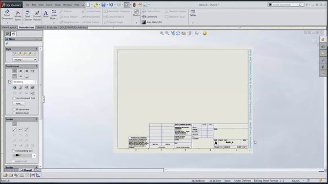 SOLIDWORKS - File Path in Sheet Format смотреть онлайн