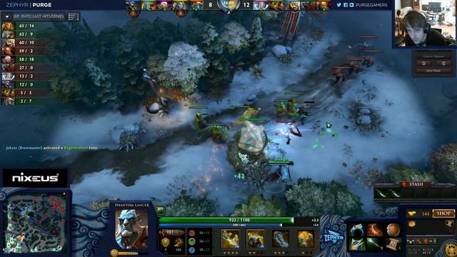 Dota 2 Purge plays Phantom Lancer смотреть онлайн