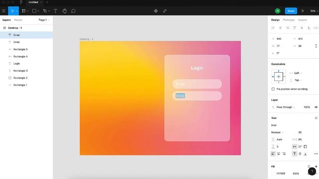 How To Make Glass Effect In Figma смотреть онлайн