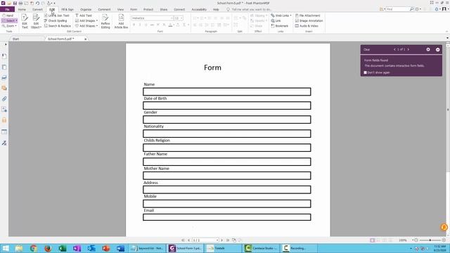 How to delete Text from a PDF Document in Foxit PhantomPDF смотреть онлайн