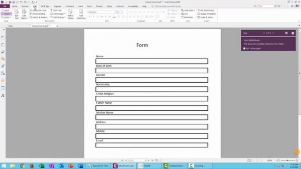 How to delete Text from a PDF Document in Foxit PhantomPDF