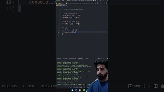 difference between rest and spread operator in javascript смотреть онлайн