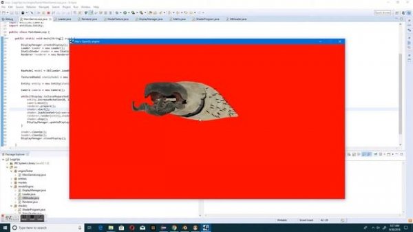 OpenGL 3D game engine test(java)