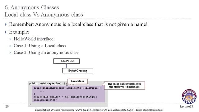 L23-V2 - OOP - Nested Classes in Java смотреть онлайн