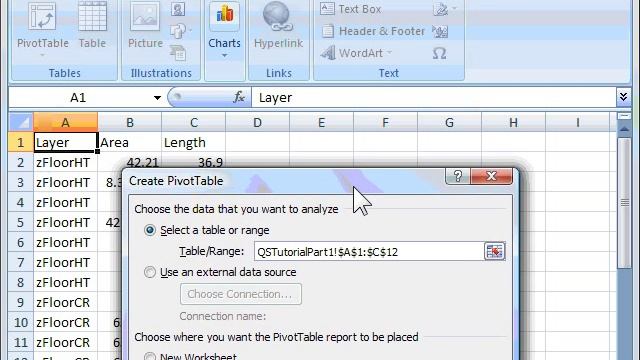 AutoCad For Quantity Surveyors 3 - Excel смотреть онлайн