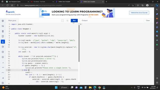 Master Java Programming with an Engaging Hangman Game Tutorial | Learn Java Game Development from A смотреть онлайн