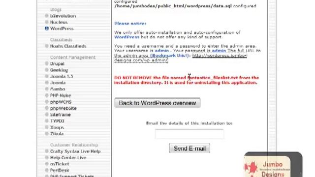 Easy Wordpress Or Joomla Installation using Fantastico смотреть онлайн