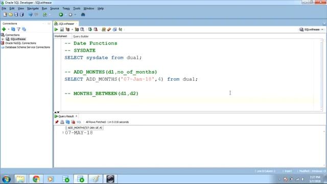 SQL : Date & Time Functions смотреть онлайн