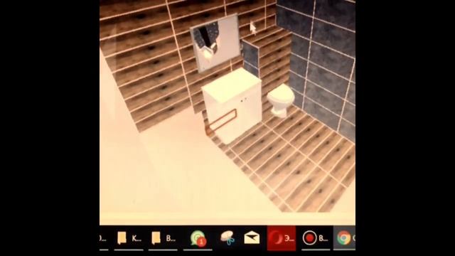 Трудовые будни: Обычный совмещенный санузел. #кафель #керамическаяплитка #дизайнинтерьера смотреть онлайн