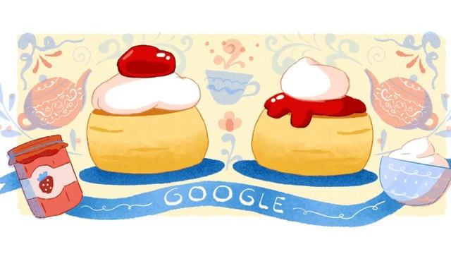 Scones Google Doodle | What is Scone? смотреть онлайн