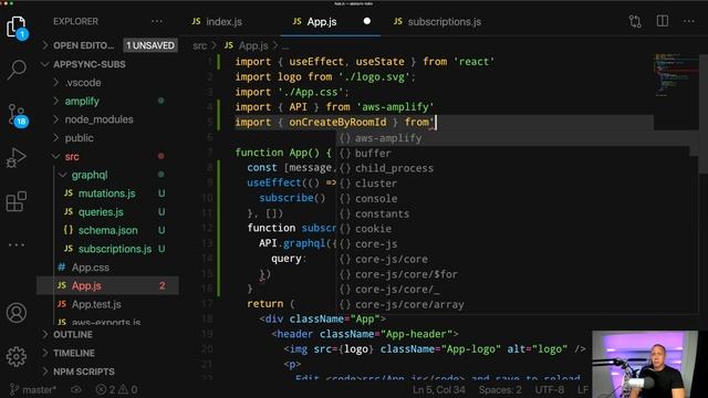 Filtering GraphQL Subscriptions with Arguments with AWS Amplify & AWS AppSync смотреть онлайн