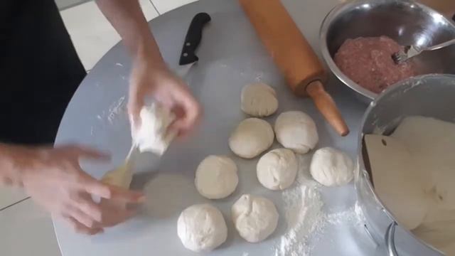 Беляши и пирожки с картошкой.Идеальное дрожжевое тесто. смотреть онлайн