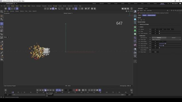 Particle Emitter with Cinema 4D Scene Nodes смотреть онлайн