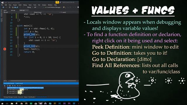 Let's Learn C++ ~ Basics: 12 of 14 ~ Debugging in Visual Studio смотреть онлайн