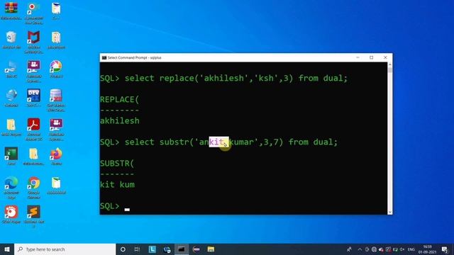 single row function in sql | Oracle Database смотреть онлайн