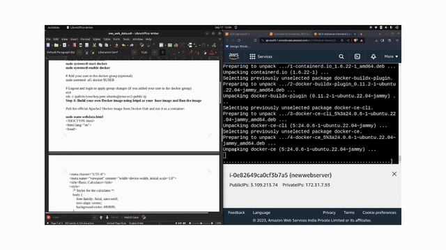 Website deployment using Amazon EC2 instance using apache2 and docker in ubuntu смотреть онлайн