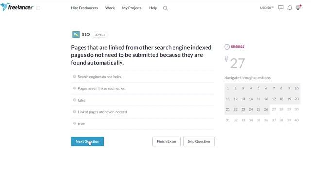 Freelancer SEO exams - passed 80% смотреть онлайн