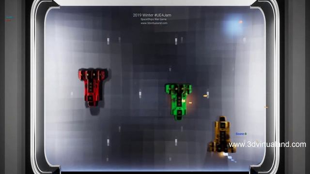 Unreal Engine 4.22 SpaceShips War Game смотреть онлайн
