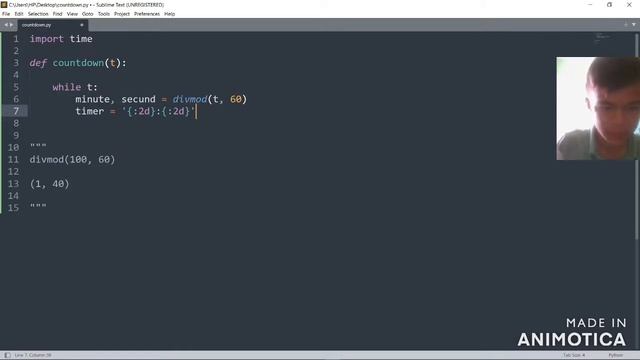 Python dasturlash tilida sekundomer yaratamiz ! смотреть онлайн