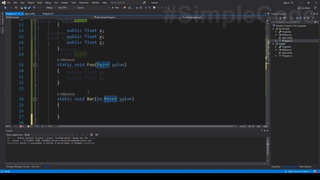 №61. C#. Модификатор in и бенчмарк смотреть онлайн